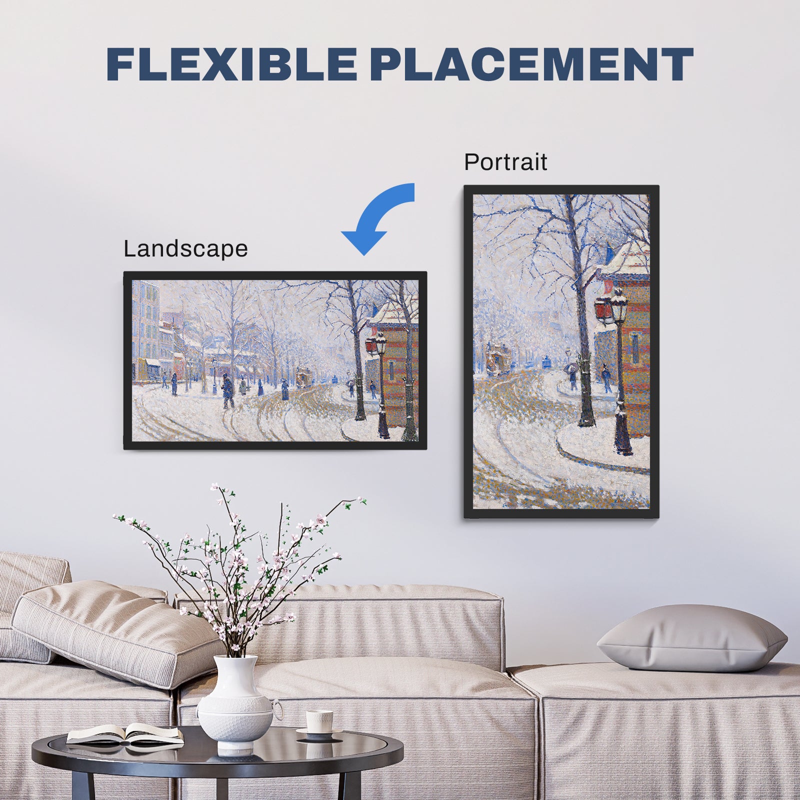 21.5 Inch Touchscreen Digital Picture Frame 32GB, Large Digital Photo Frame 1920x1080 FHD IPS, WiFi Electronic Photo Frame with Remote Control, Share Photo/Video via Apps, Email, Black