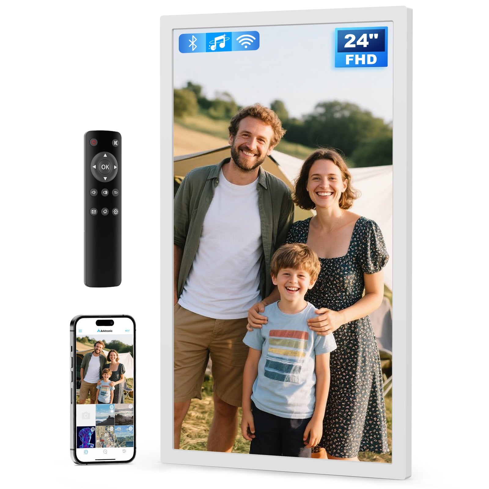 24 White (24'' | FHD) Non-Touch