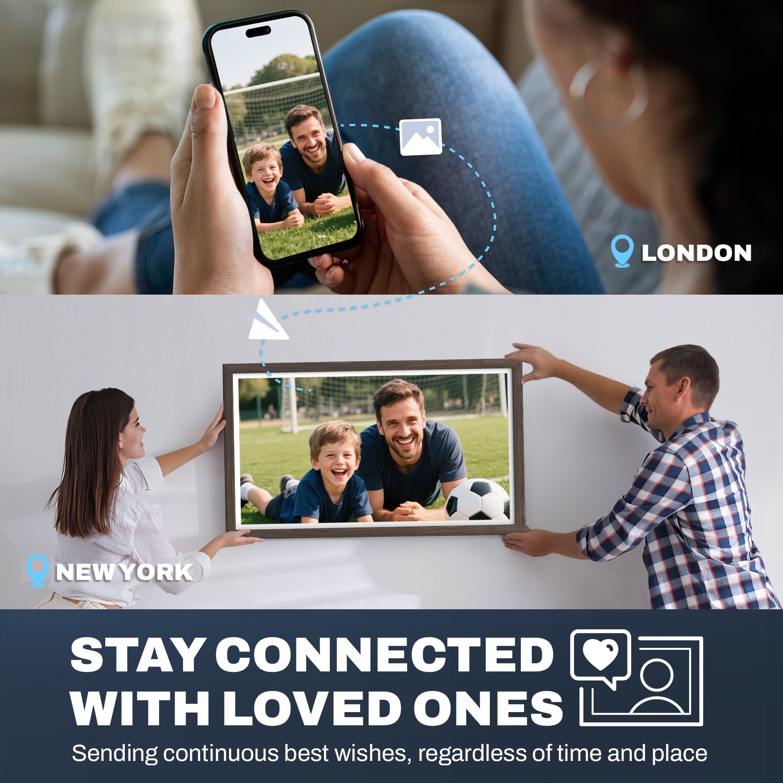 24  Dark Wood Pattern (24'' | FHD) Non-Touch