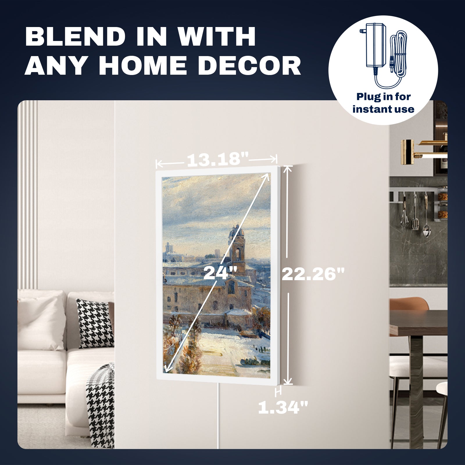 24 White (24'' | FHD) Non-Touch