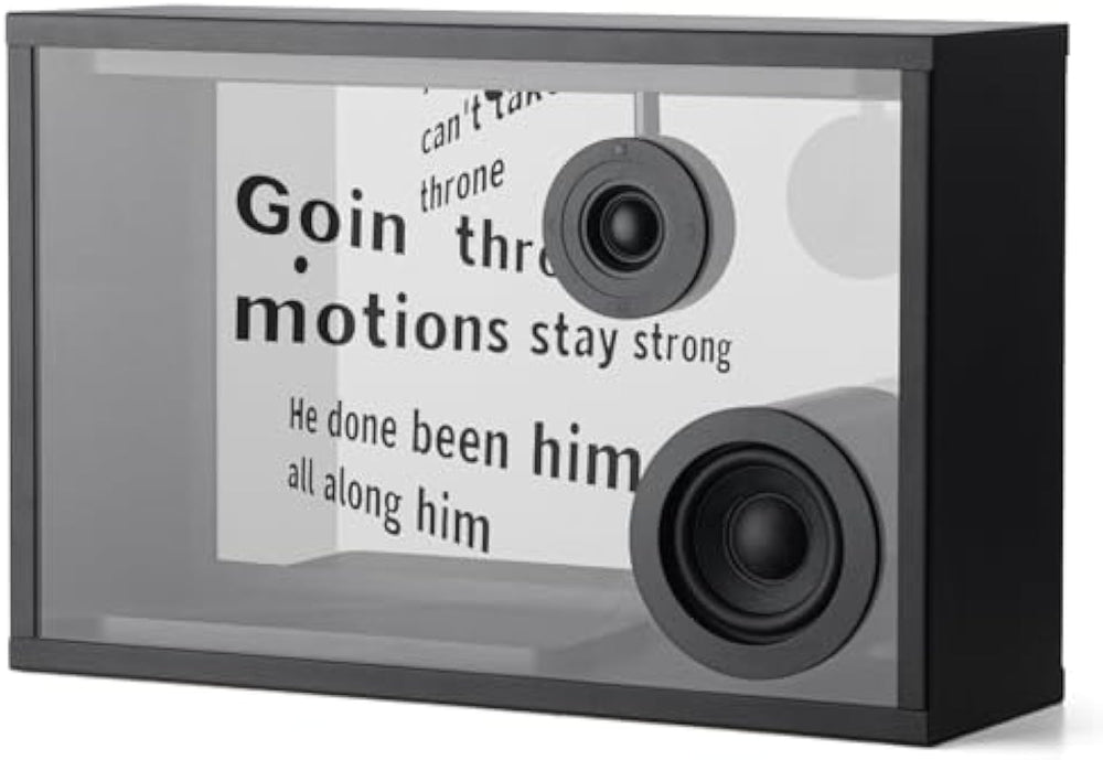 Transparent Bluetooth Speaker,Dynamic Hovering Lyrics