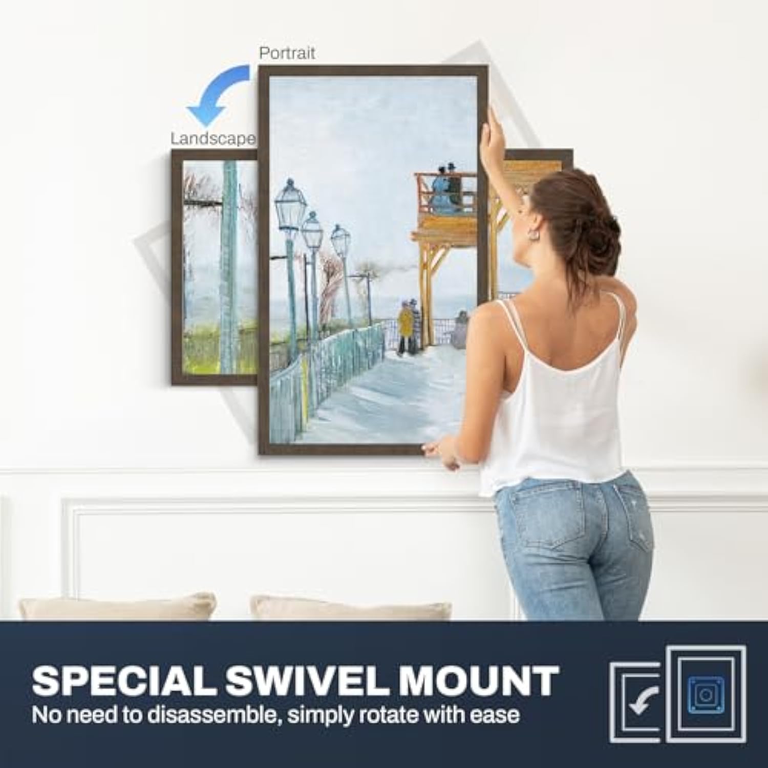 32 Dark Wood(32''丨FHD) Non-Touch