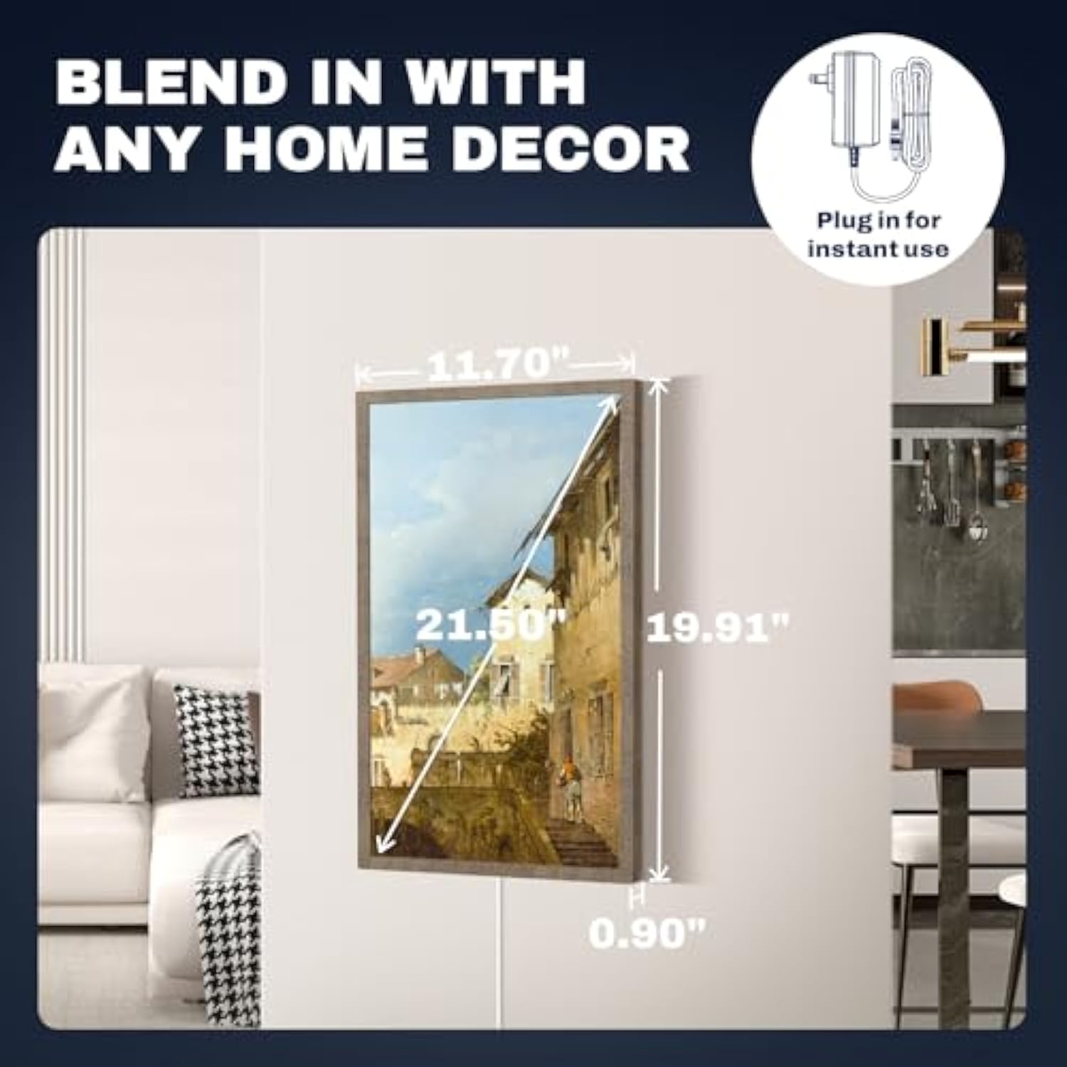 FRAMEO 21.5 Dark Wood(21.5''丨FHD) Touchscreen