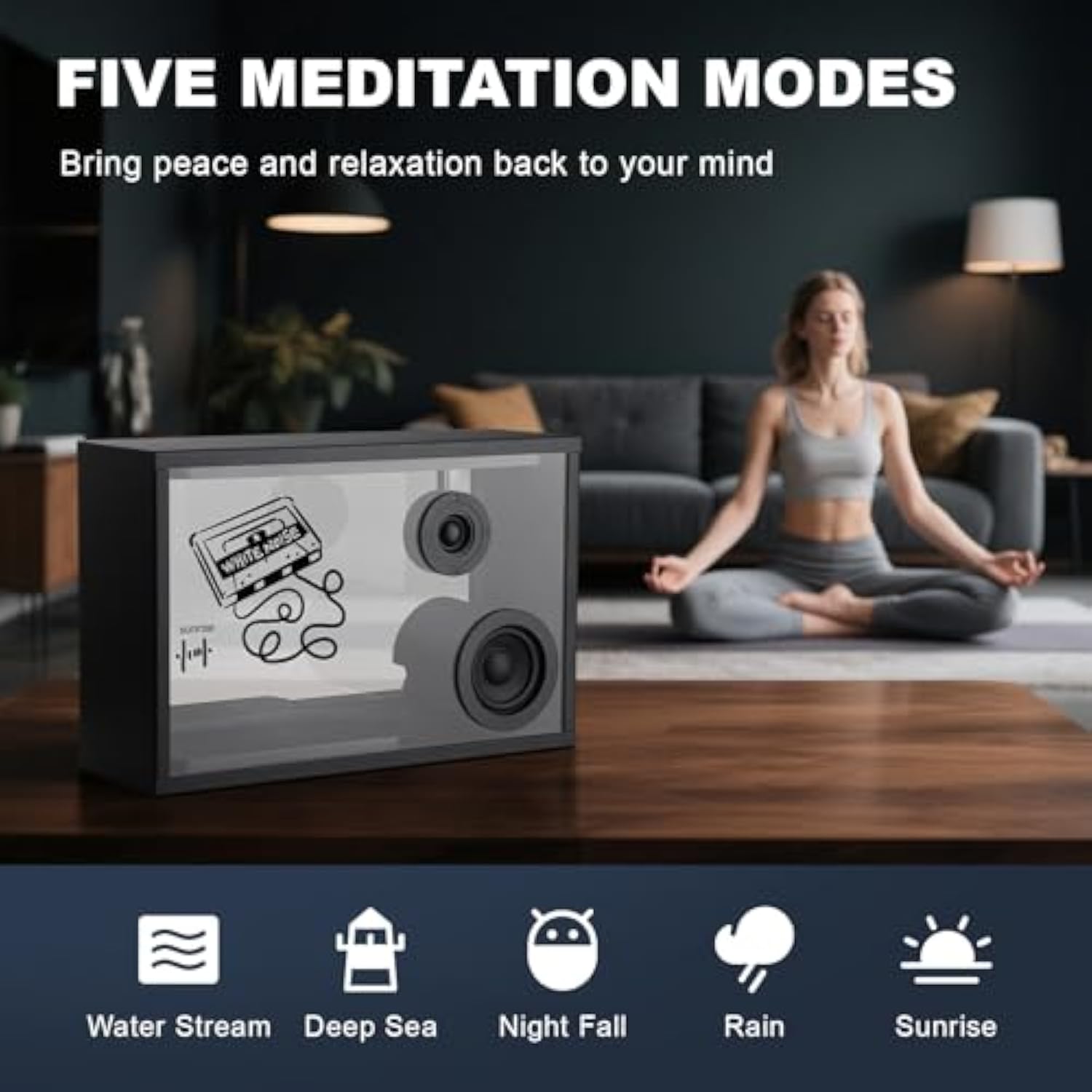 Transparent Bluetooth Speaker,Dynamic Hovering Lyrics