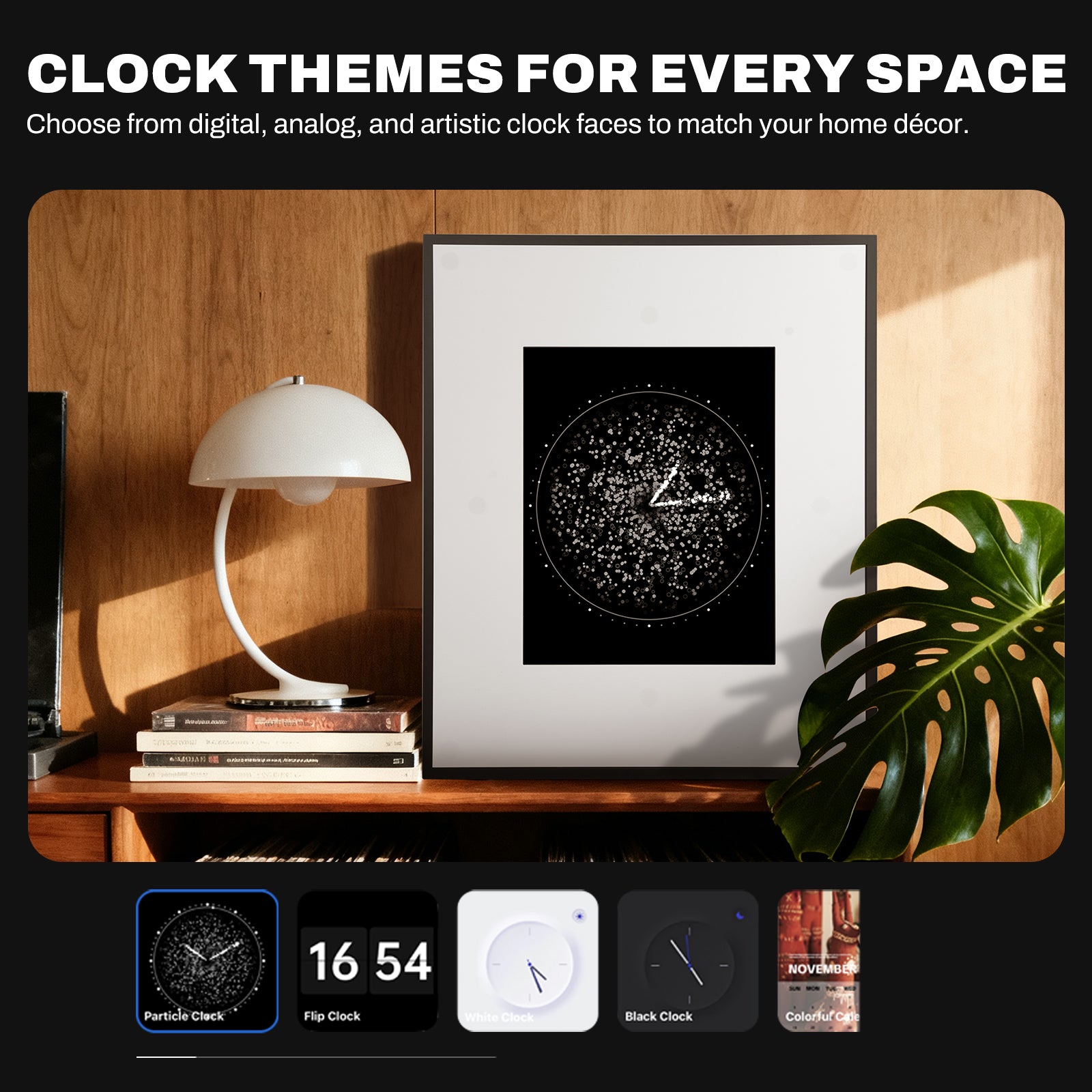 19" Smart Digital Art Frame with Bluetooth Speaker