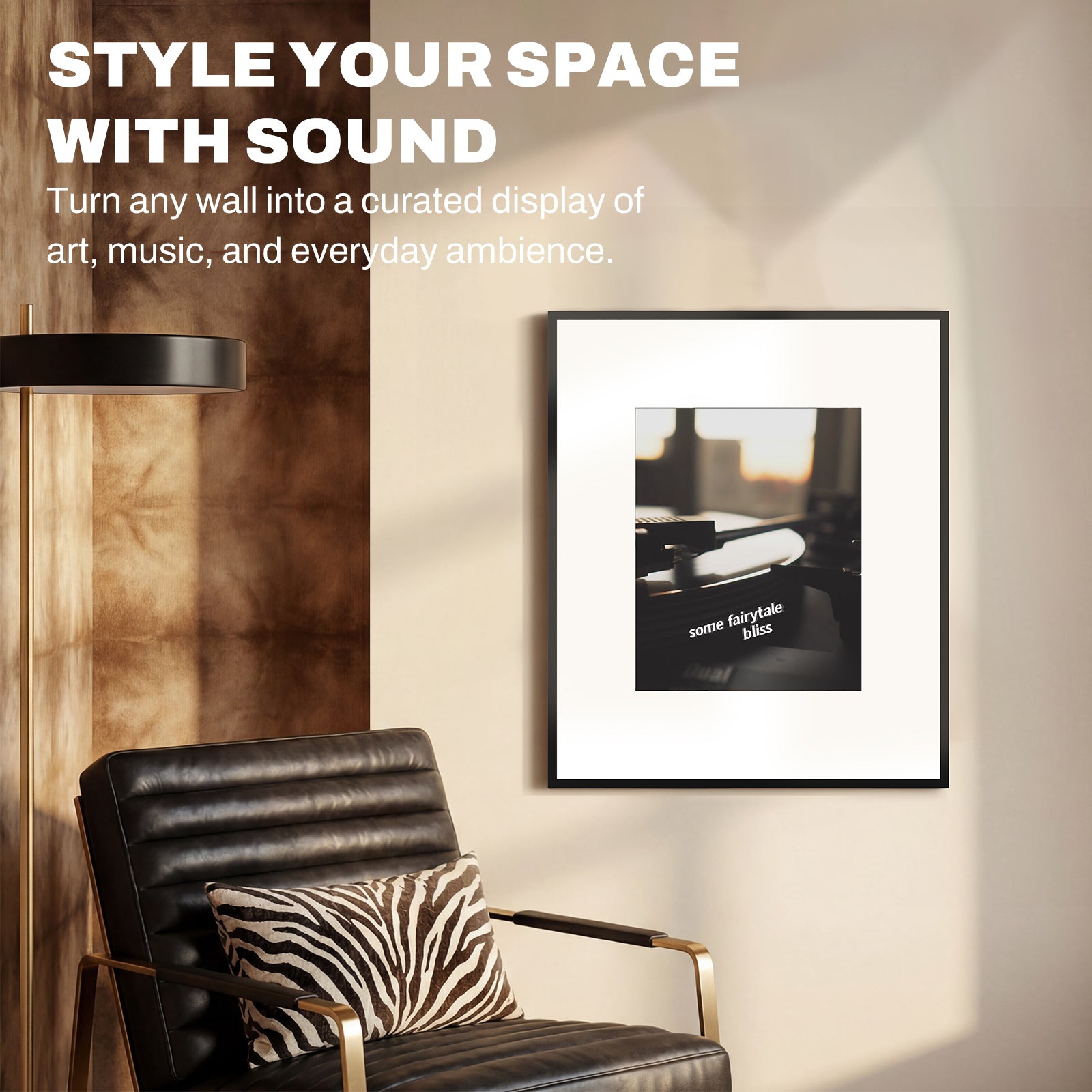 19" Smart Digital Art Frame with Bluetooth Speaker